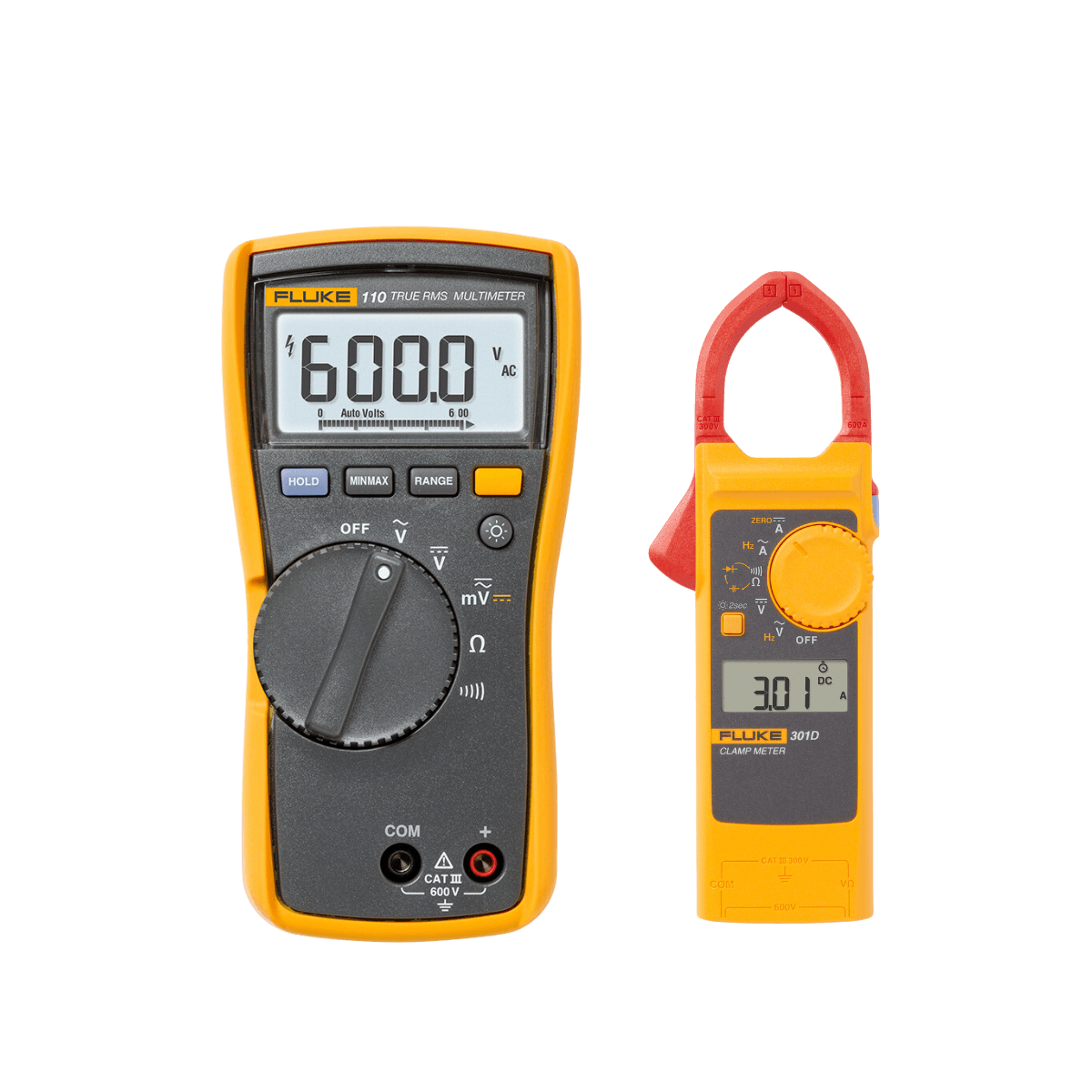 Buy Fluke 110 + 301D Multimeter Combo Kit
